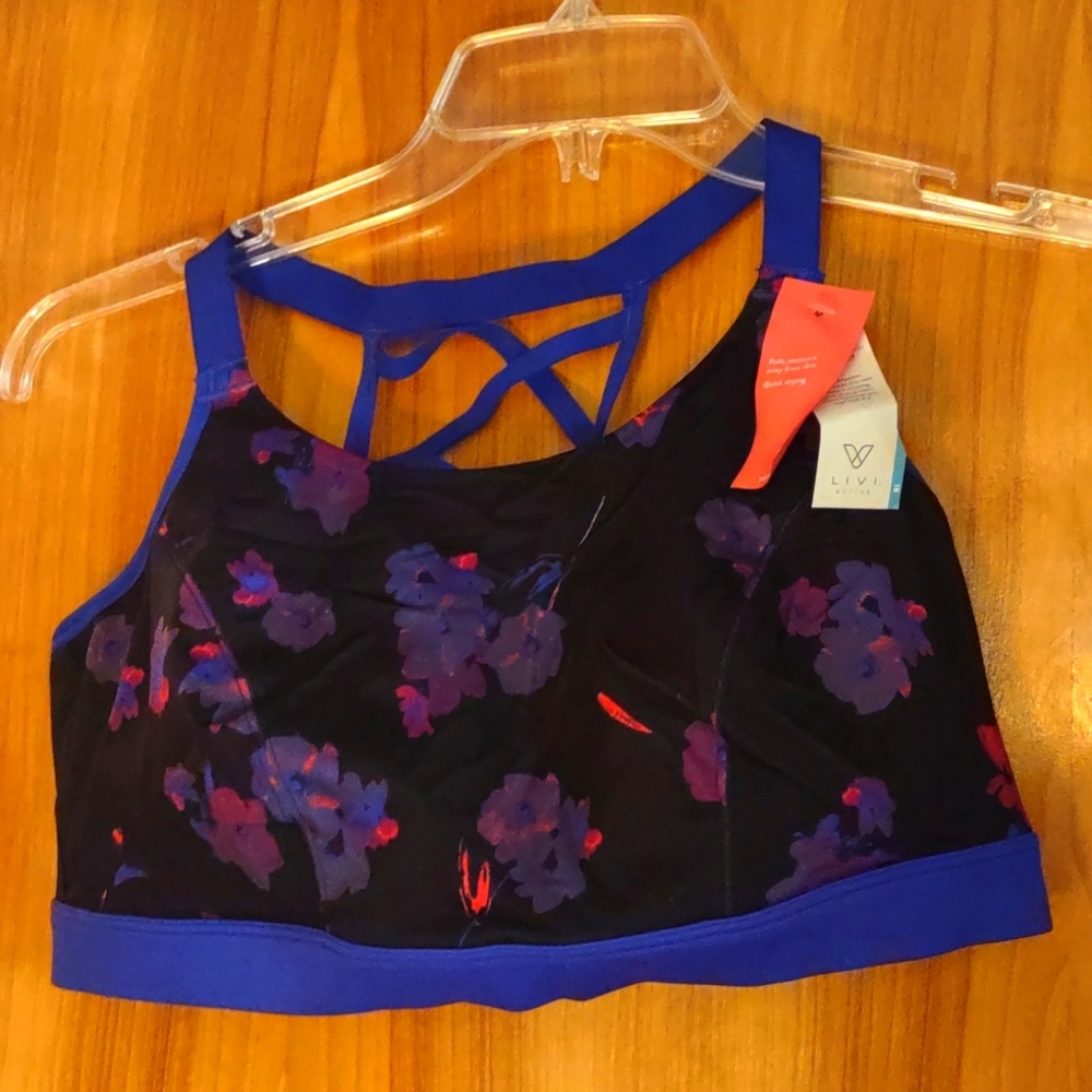Livi Activewear Sports Bra sz 18 NWT